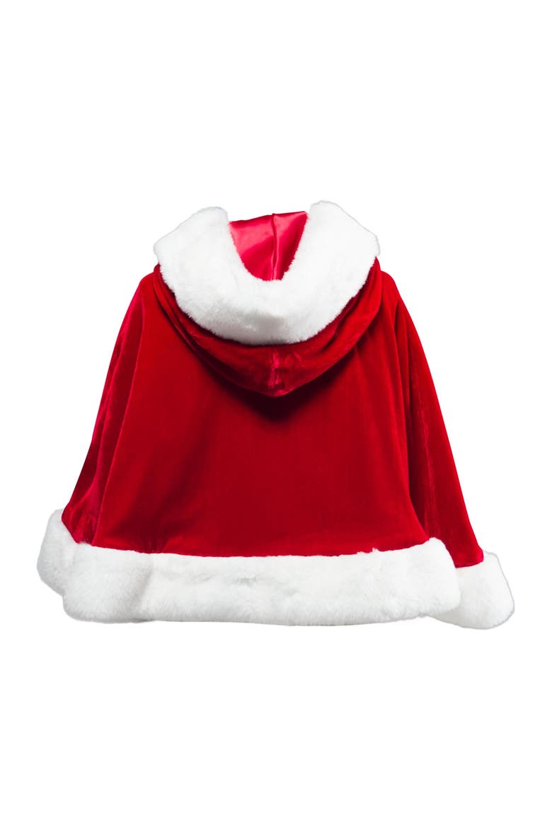 Christmas Cape for Kids, Alternate, color, Red