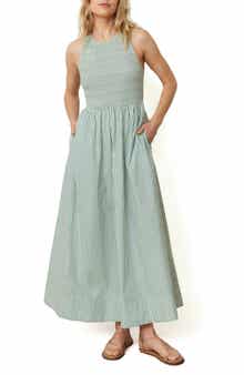 Marine Layer Smocked Sleeveless Dress
