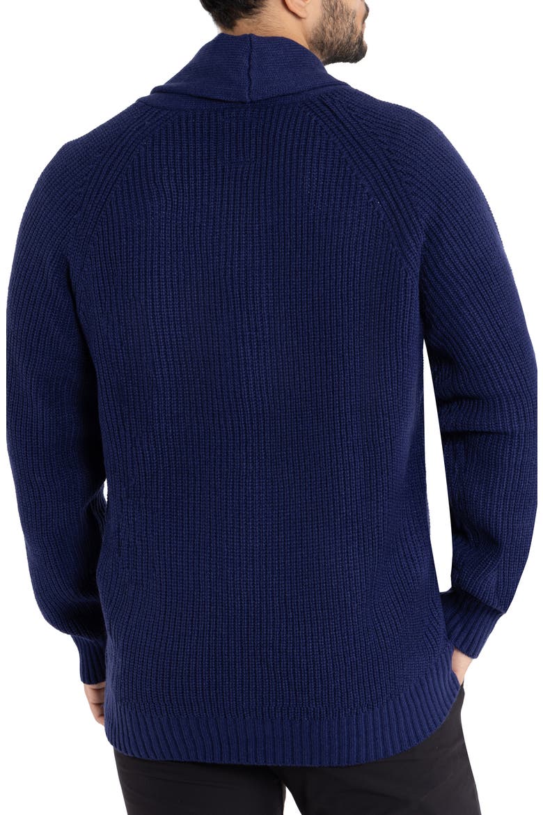 Shawl Collar Cardigan, Alternate, color, BLUE
