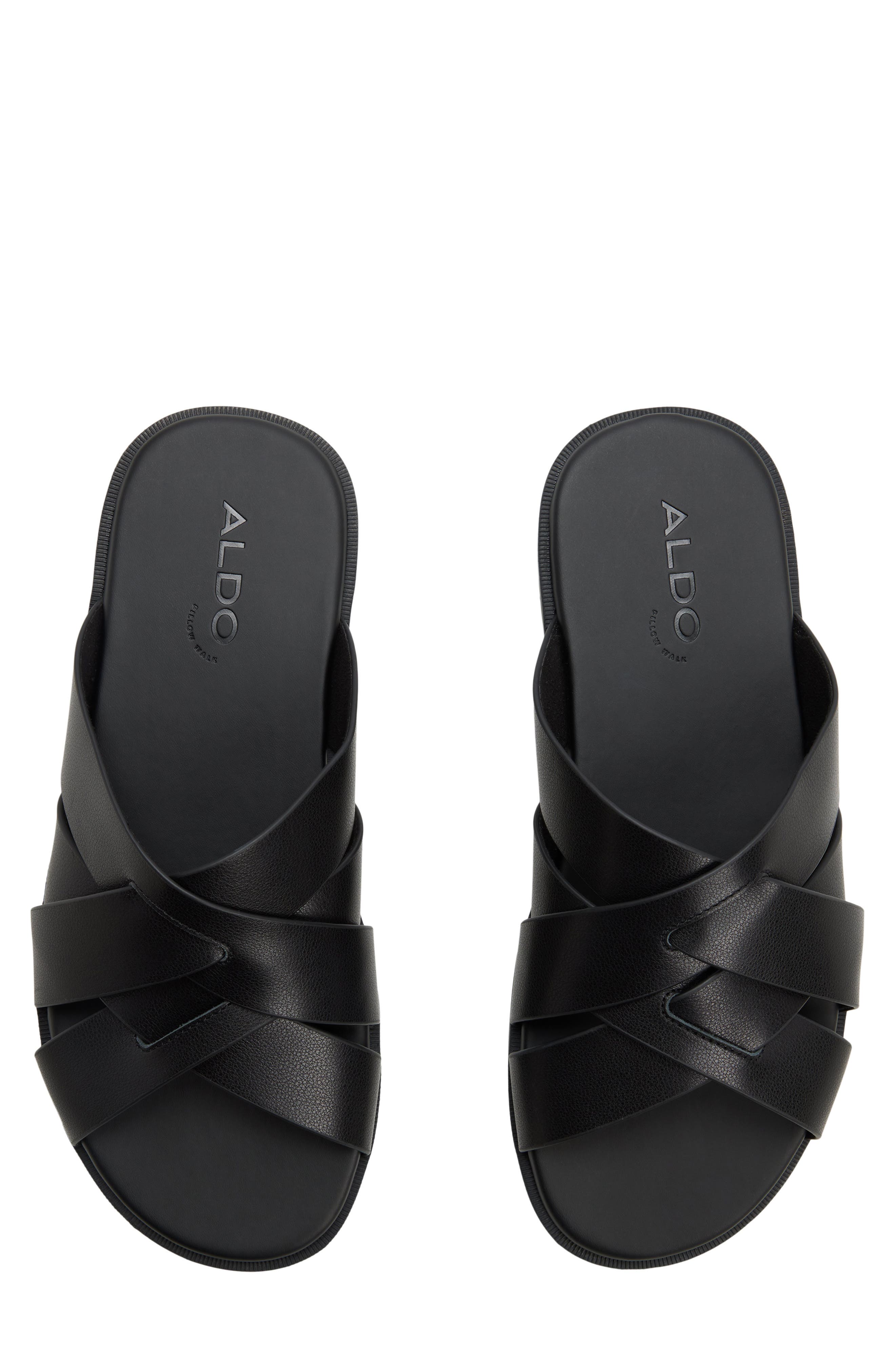 ALDO Birchill Slide Sandal, Alternate, color, Black