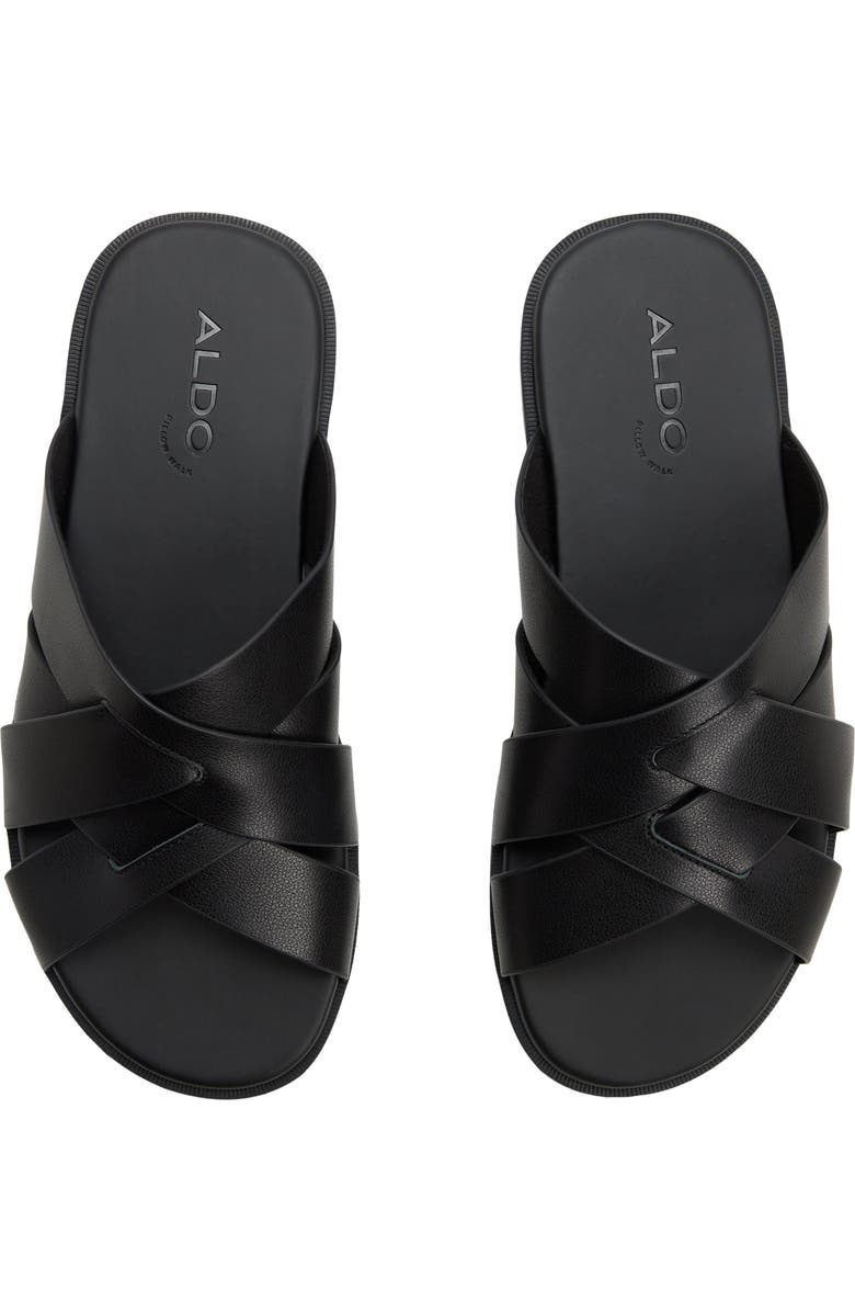 ALDO Birchill Slide Sandal, Alternate, color, Black