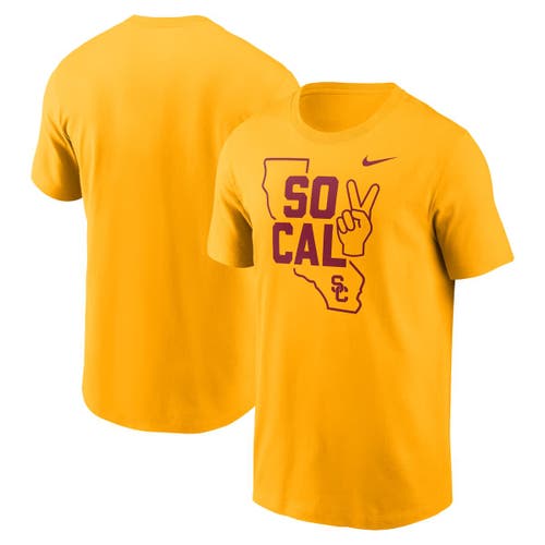Nike Gold Usc Trojans Campus Local T-shirt