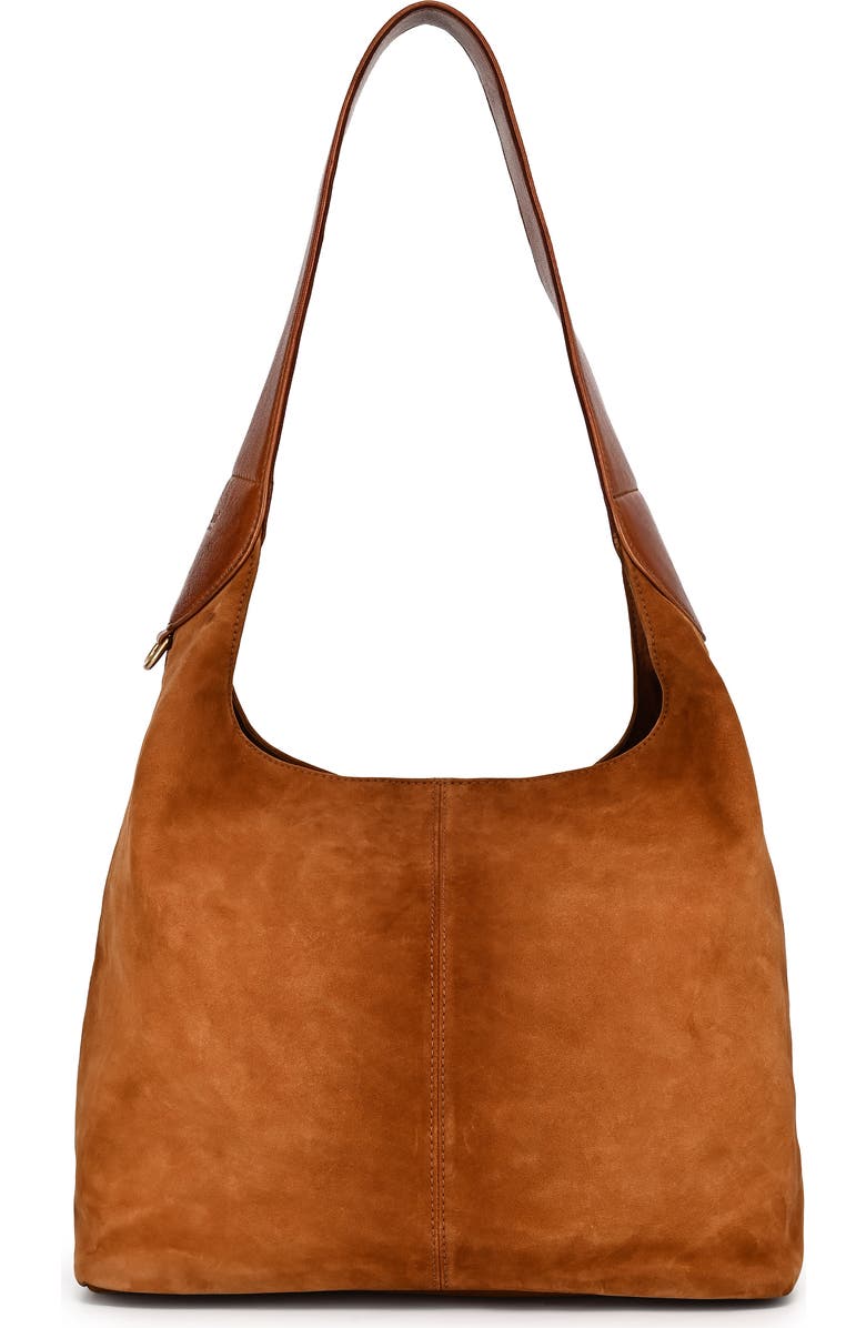 OLD TREND Hydrangea Medium Vintage Ombre Hobo Bag, Alternate, color, Cognac