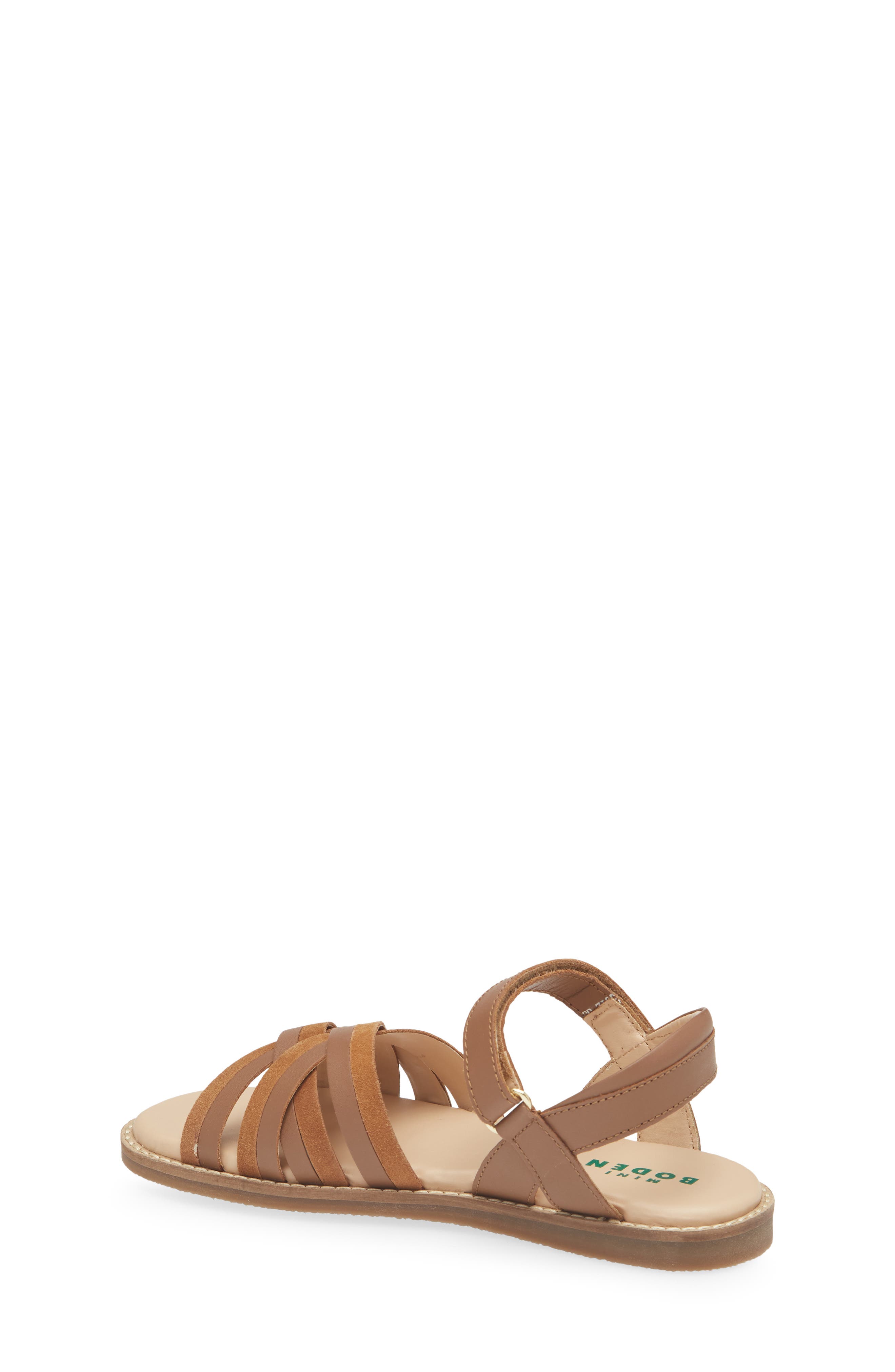 Boden Kids' Ankle Strap Sandal, Alternate, color, Tan