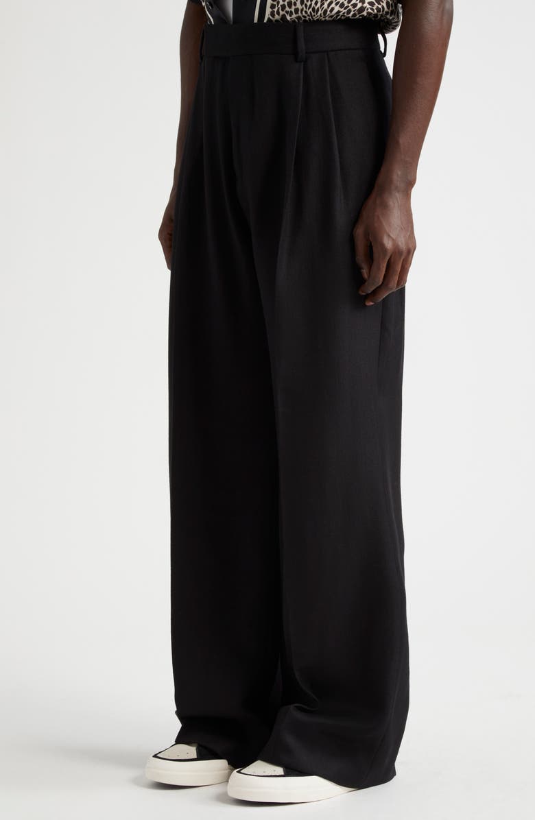AMIRI Double Pleat Pants, Alternate, color, Black