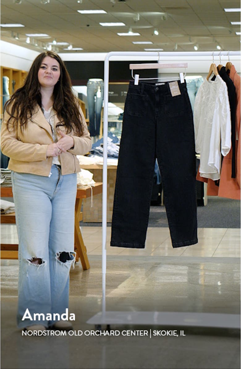 The Emmett Patch Pocket Wide Leg Jeans, sales video thumbnail