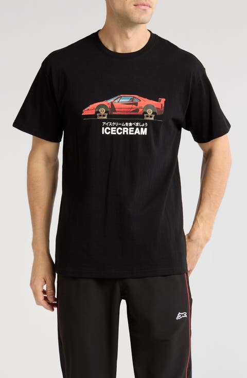 On Ice Cotton Graphic T-Shirt