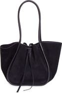 Proenza Schouler Large Ruched Suede Tote