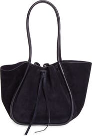 Proenza Schouler Large Ruched Suede Tote