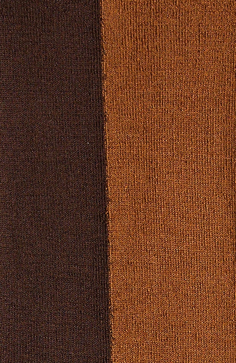 Undercover Colorblock Socks, Alternate, color, Brown