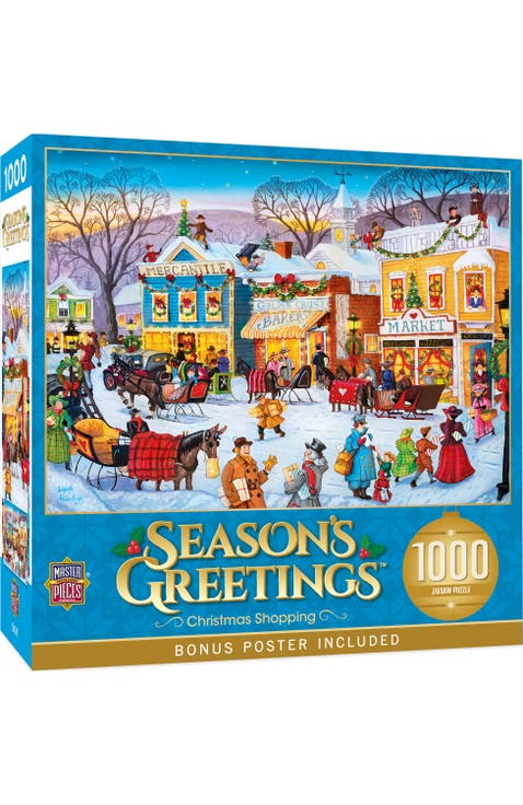 Christmas Shopping 1000 Piece Puzzle