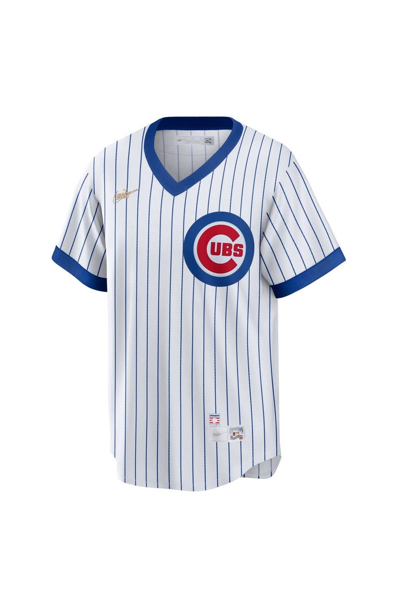 Nike Men's Nike Ernie Banks White Chicago Cubs Home Cooperstown Collection Player Jersey, Alternate, color, 