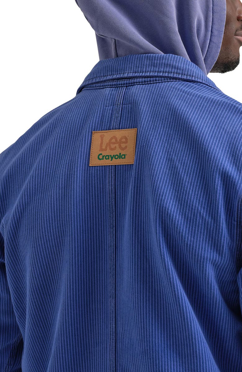 Lee X Crayola Jacket, Alternate, color, Overdye Violet Blue