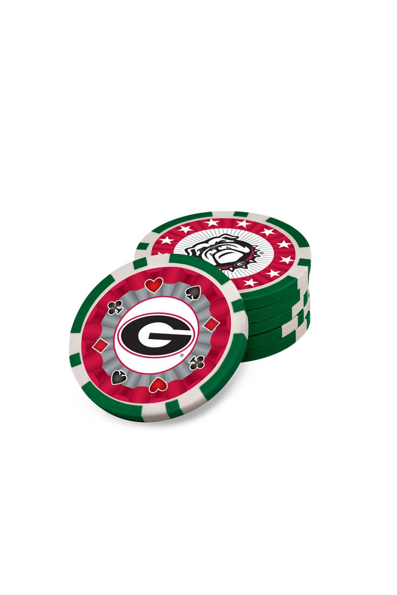 Georgia Bulldogs 300 Piece Poker Set, Alternate, color, Multicolor