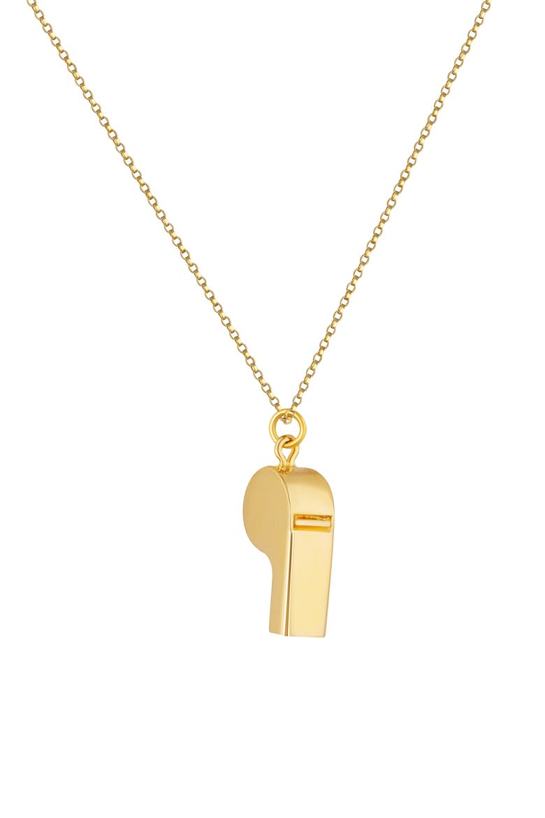Last Call Pendant Necklace, Main, color, GOLD