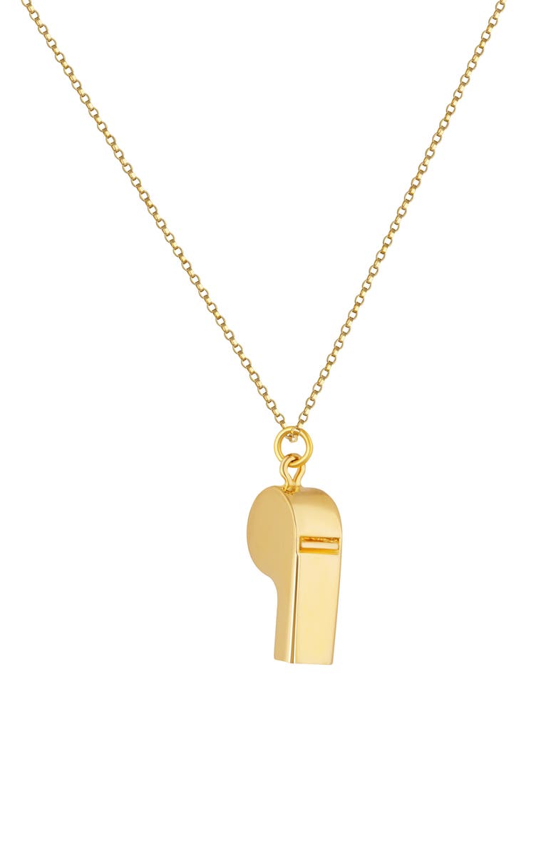 Electric Picks Last Call Pendant Necklace, Main, color, 