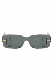 'Fendigraphy 51mm Rectangular Sunglasses