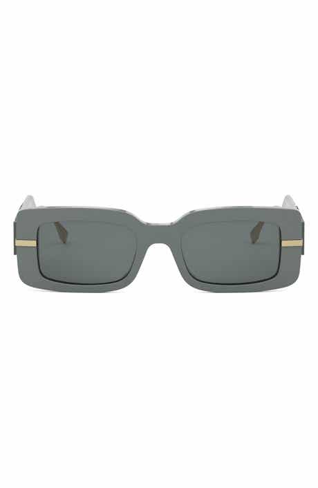 Fendi 'Fendigraphy 51mm Rectangular Sunglasses