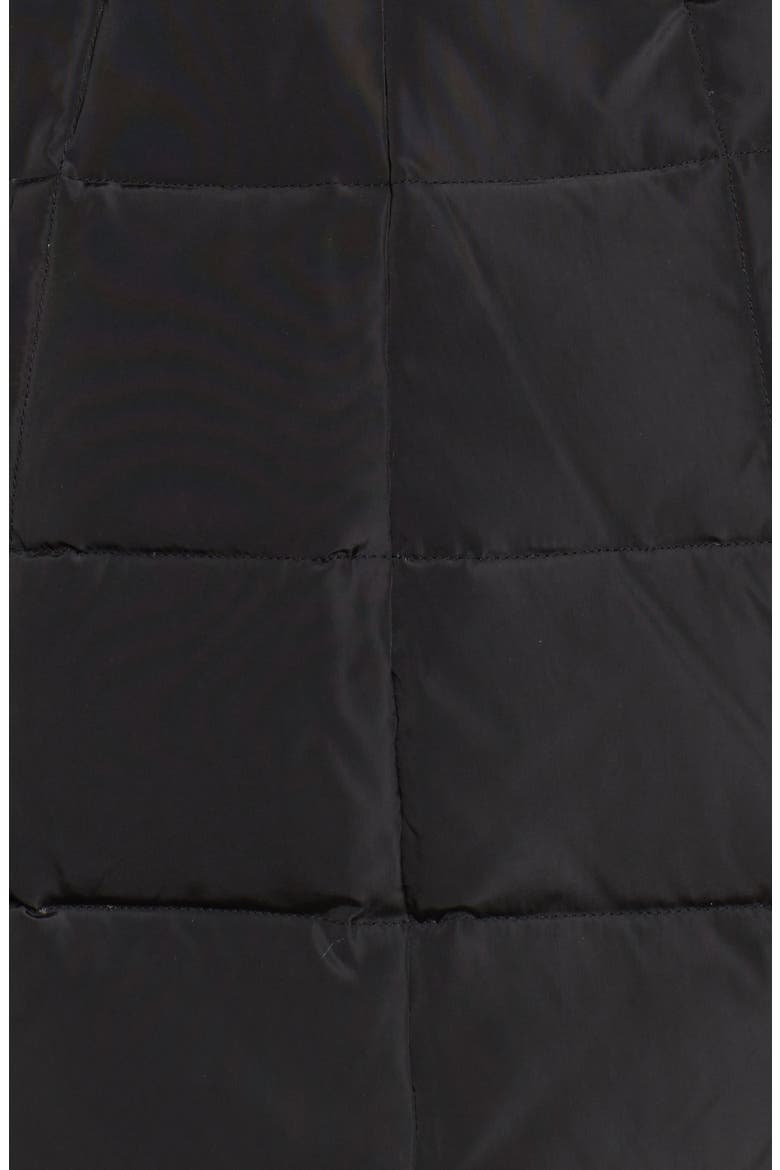 Hooded Down & Feather Jacket, Alternate, color, BLACK