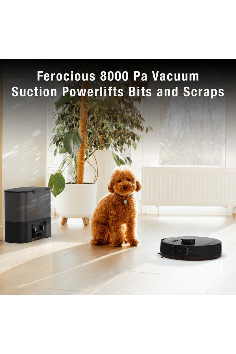 UltraVision Object-Aware Robot Vacuum & Mop, Alternate, color, Carbon Steel