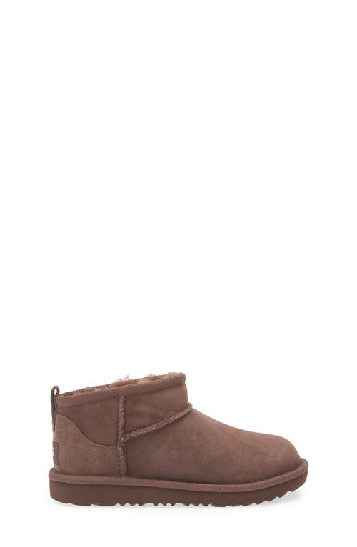 Ugg(r) Kids' Classic Ultra Water Resistant Genuine Shearling Mini Boot In Brown