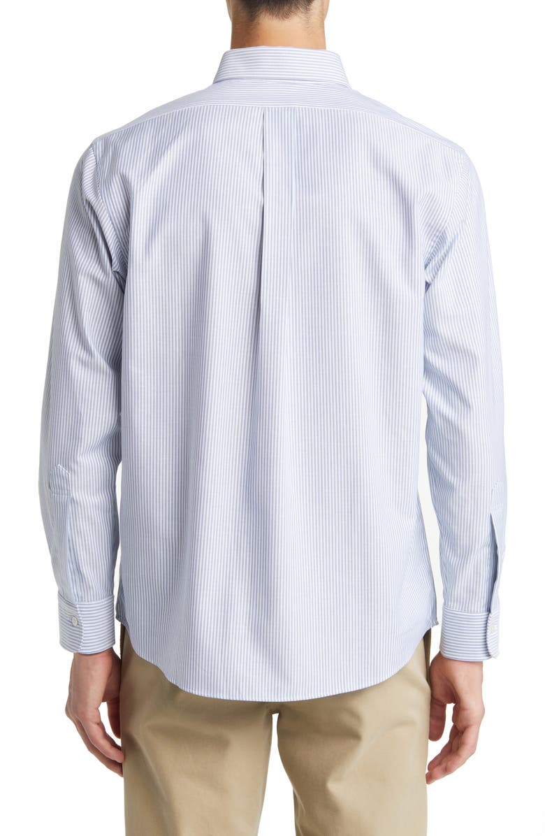 Brooks Brothers Regular Fit Stripe Cotton Oxford Dress Shirt, Alternate, color,