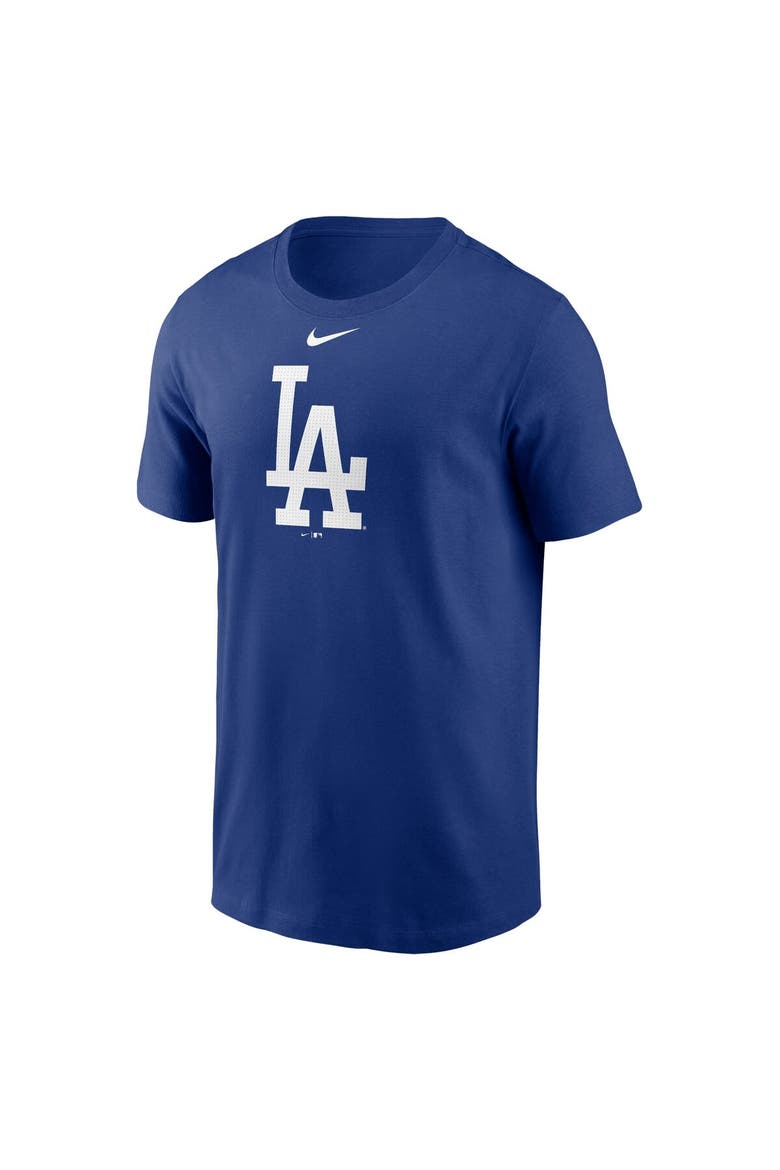 Men's Nike Royal Los Angeles Dodgers Fuse Logo T-Shirt, Alternate, color, Royal