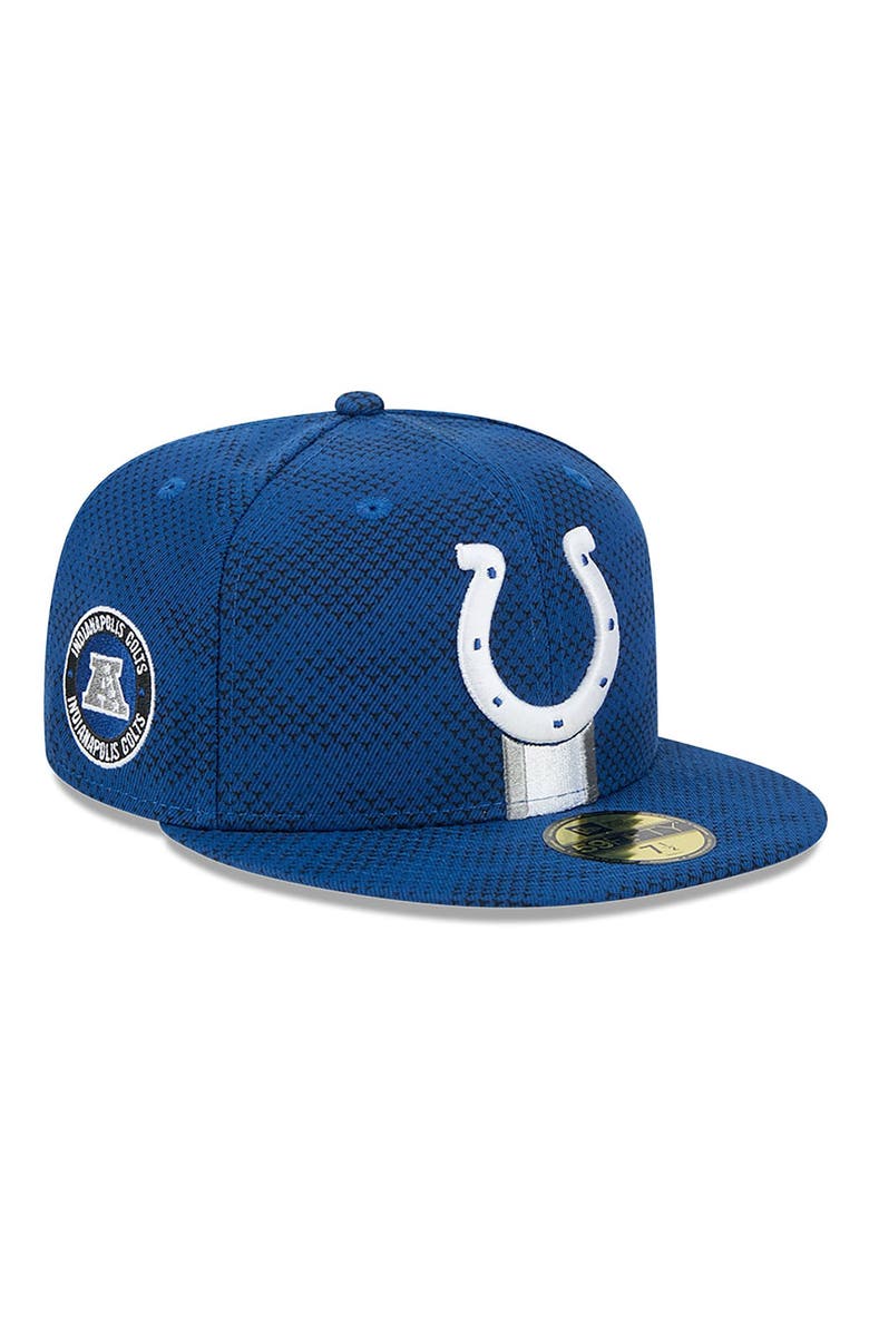 New Era Men's New Era  Royal Indianapolis Colts 2024 Sideline 59FIFTY Fitted Hat, Main, color, Royal