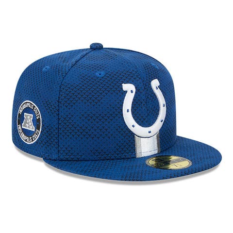 Men's New Era  Royal Indianapolis Colts 2024 Sideline 59FIFTY Fitted Hat