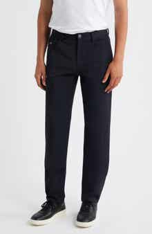Emporio Armani Techno Five-Pocket Straight Leg Stretch Twill Pants
