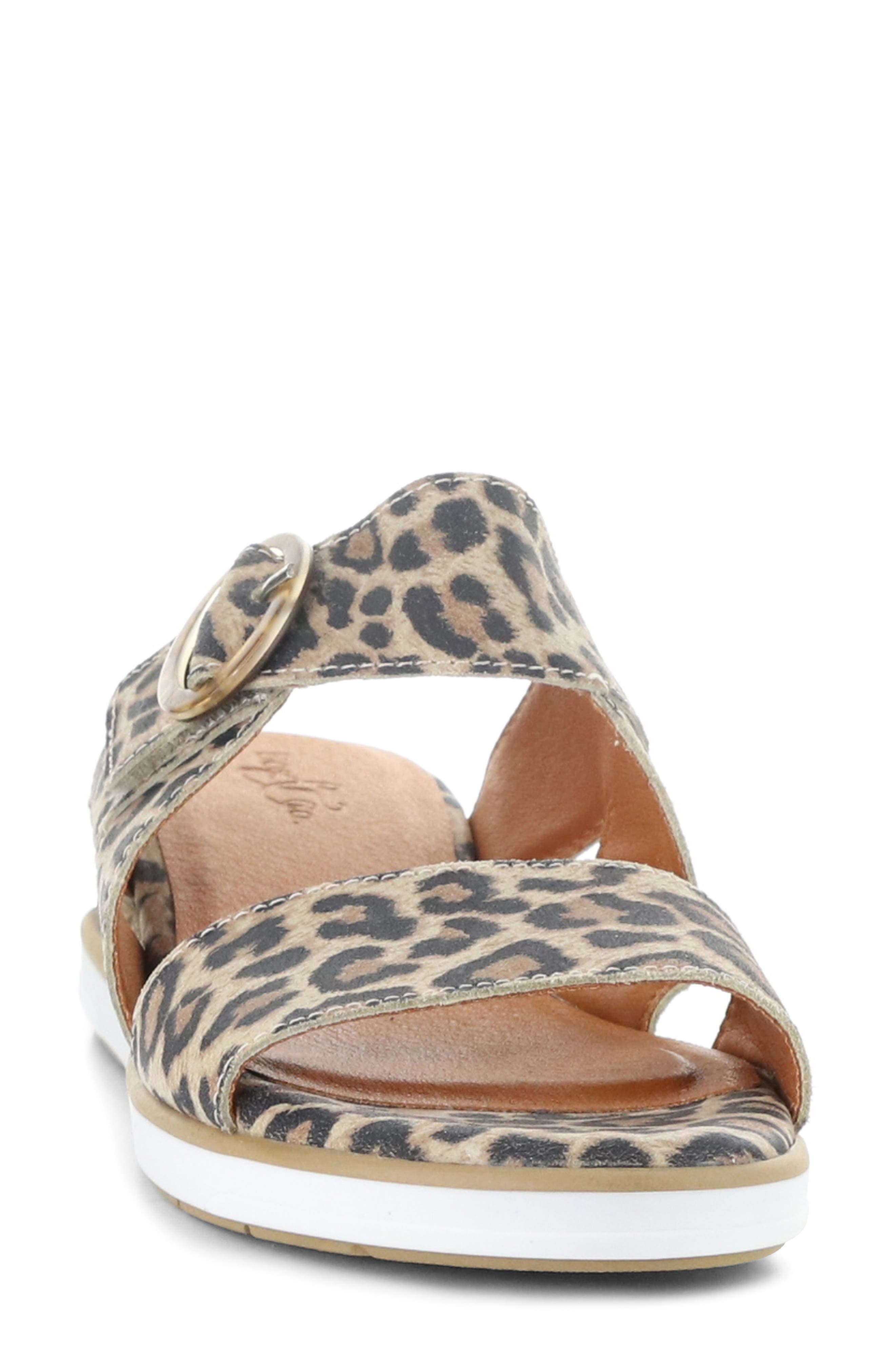 Asha Wedge Sandal, Alternate, color, LEOPARD