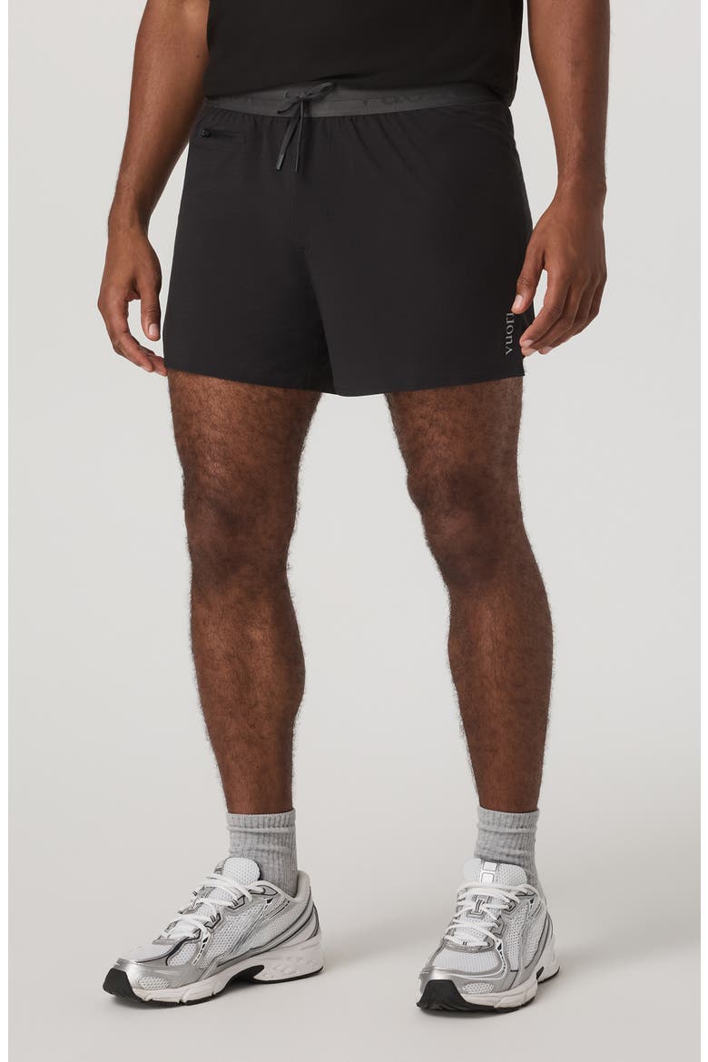 Terrain 5-Inch Lined Running Shorts, Main, color, BLACK