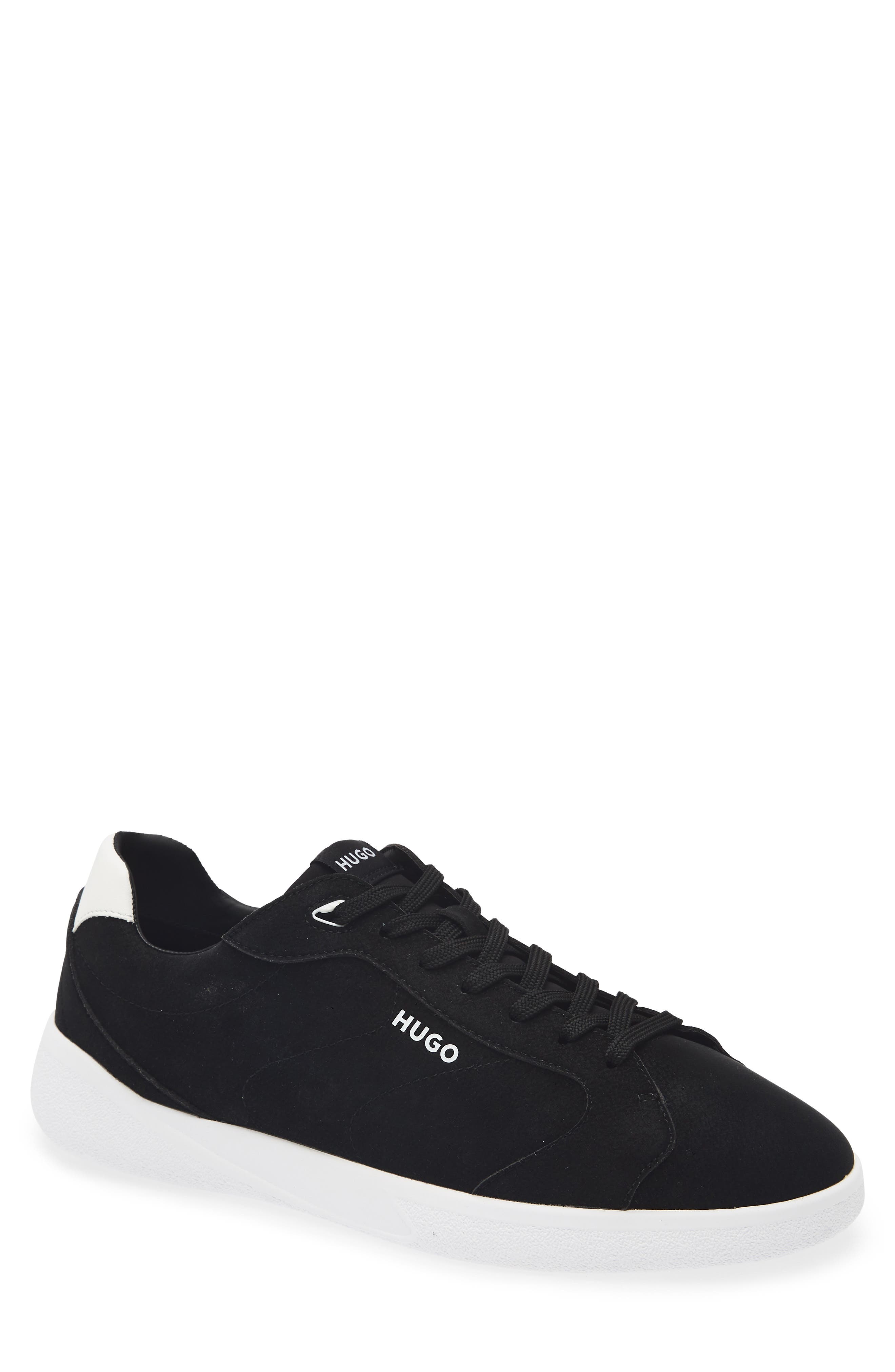 BOSS Riven Tennis Sneaker, Main, color, Black