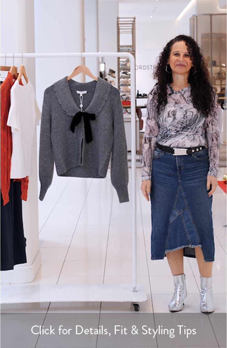 Sloane Bow Cardigan, sales video thumbnail