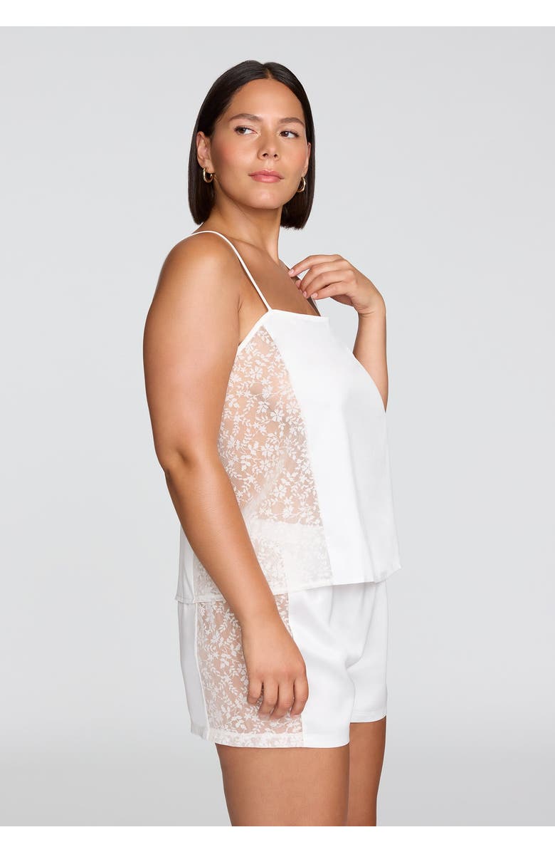 CUUP The Lace Panel Tank, Alternate, color, Salt