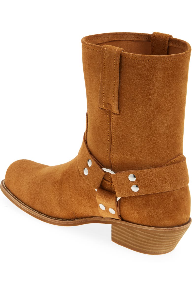 Jeffrey Campbell Waylon Harness Boot, Alternate, color, Tan Suede