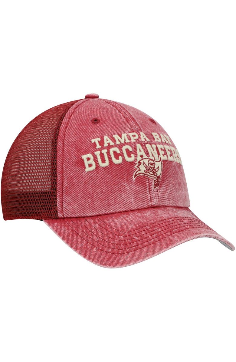 '47 Men's '47 Red Tampa Bay Buccaneers Drumlin Trucker Clean Up Snapback Hat, Alternate, color, Red