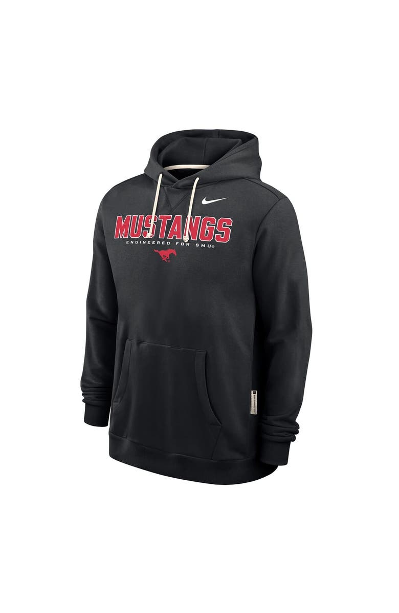 Nike Men's Nike Black SMU Mustangs 2025 Sideline Dri-FIT Hoodie, Alternate, color, Black