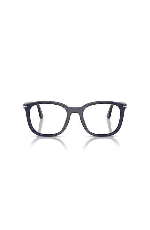 Persol 50mm Rectangle Optical Glasses In Black