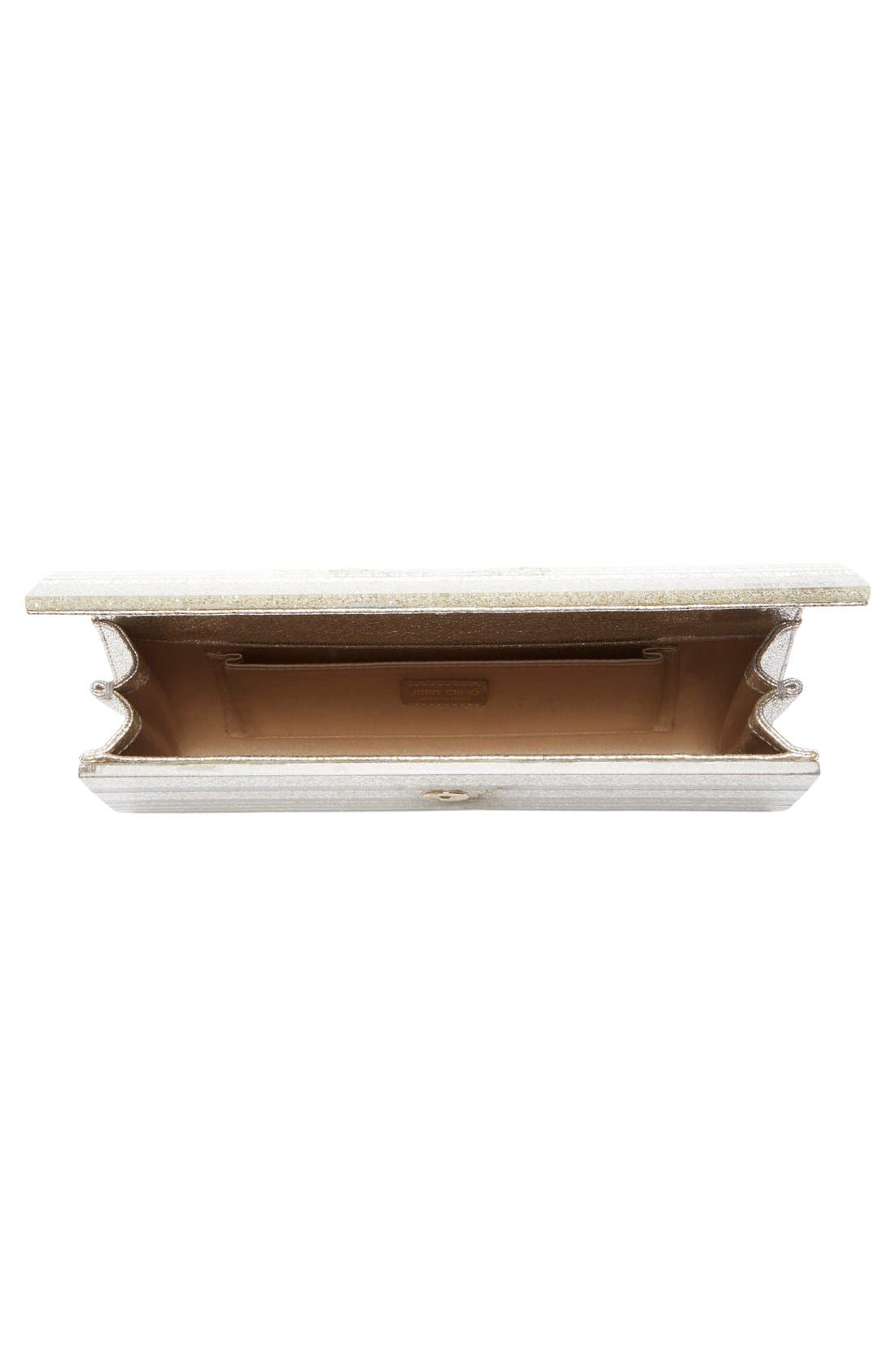 Jimmy Choo Sweetie Glitter Acrylic Clutch, Alternate, color, 