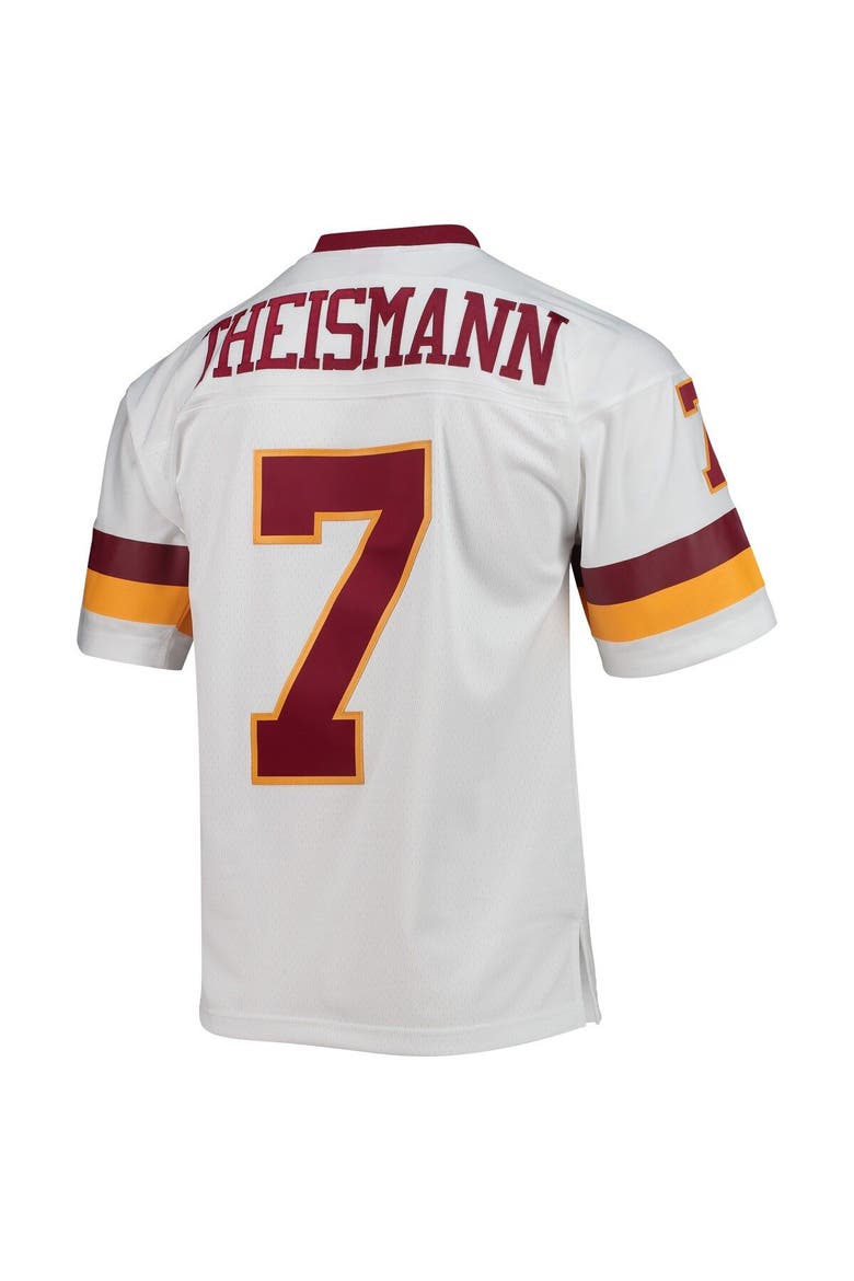 Men's Mitchell & Ness Joe Theismann White Washington Football Team Legacy Replica Jersey, Alternate, color, White