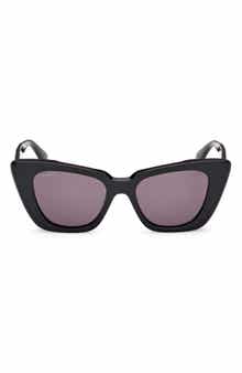 Max Mara Glimpse5 50mm Polarized Butterfly Sunglasses