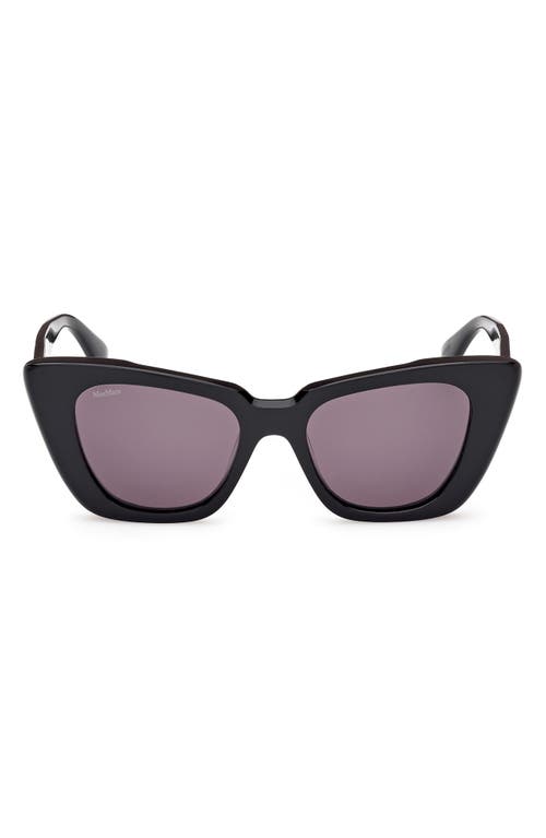 Max Mara Glimpse5 50mm Polarized Butterfly Sunglasses