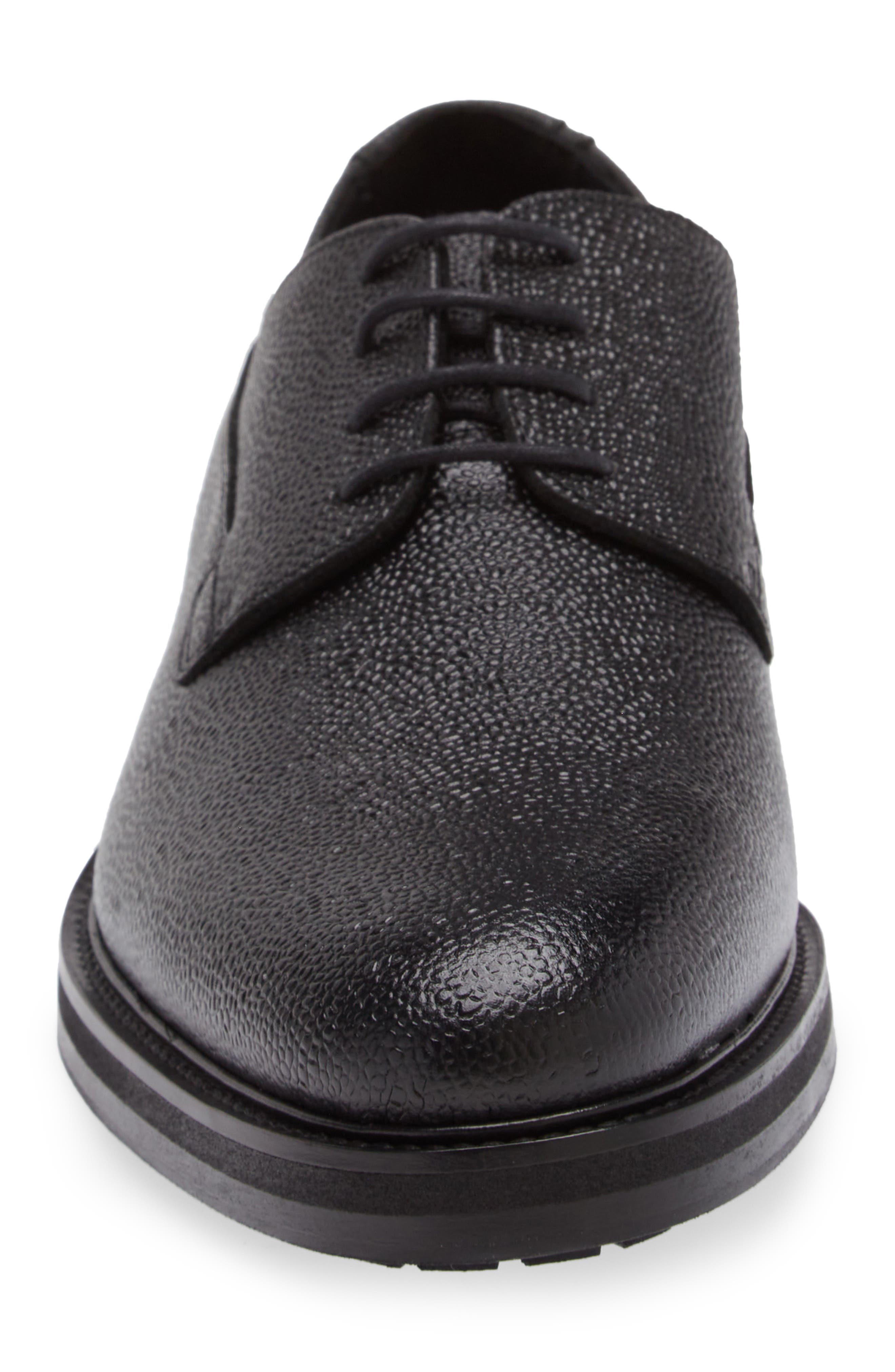 BOSS Larry Leather Derby, Alternate, color, Black