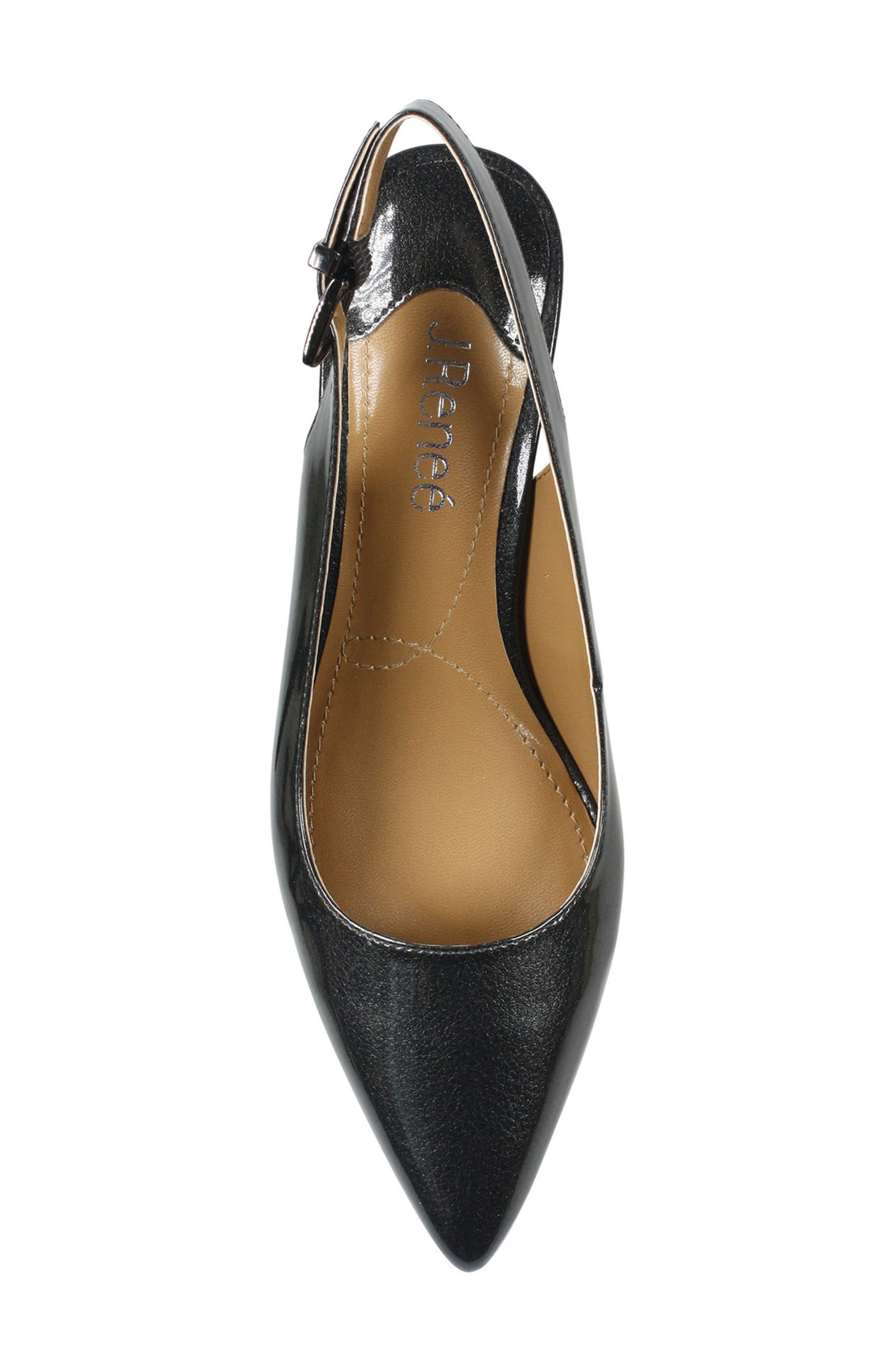 Mayetta Slingback Pump, Alternate, color, PEWTER FAUX LEATHER