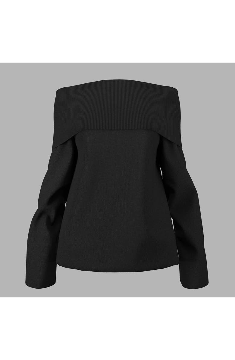 Blvck Paris Blvck Off Shoulder Top, Alternate, color, 