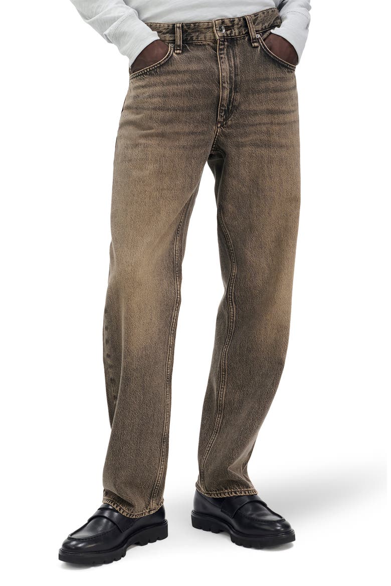 Fit 4 Authentic Rigid Infuse Straight Leg Jeans, Main, color, JADE GREY