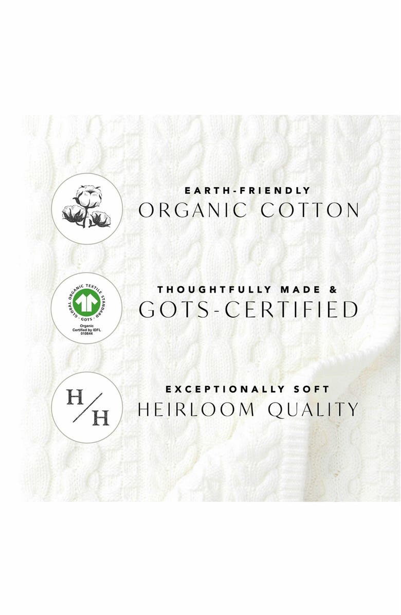 Hope & Henry Women's Organic Pointelle Sweater, Alternate, color, Navy Leaf Pointelle