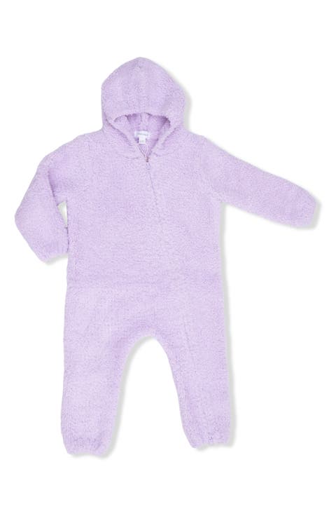 Kids' Chenille Fleece Hooded Romper
