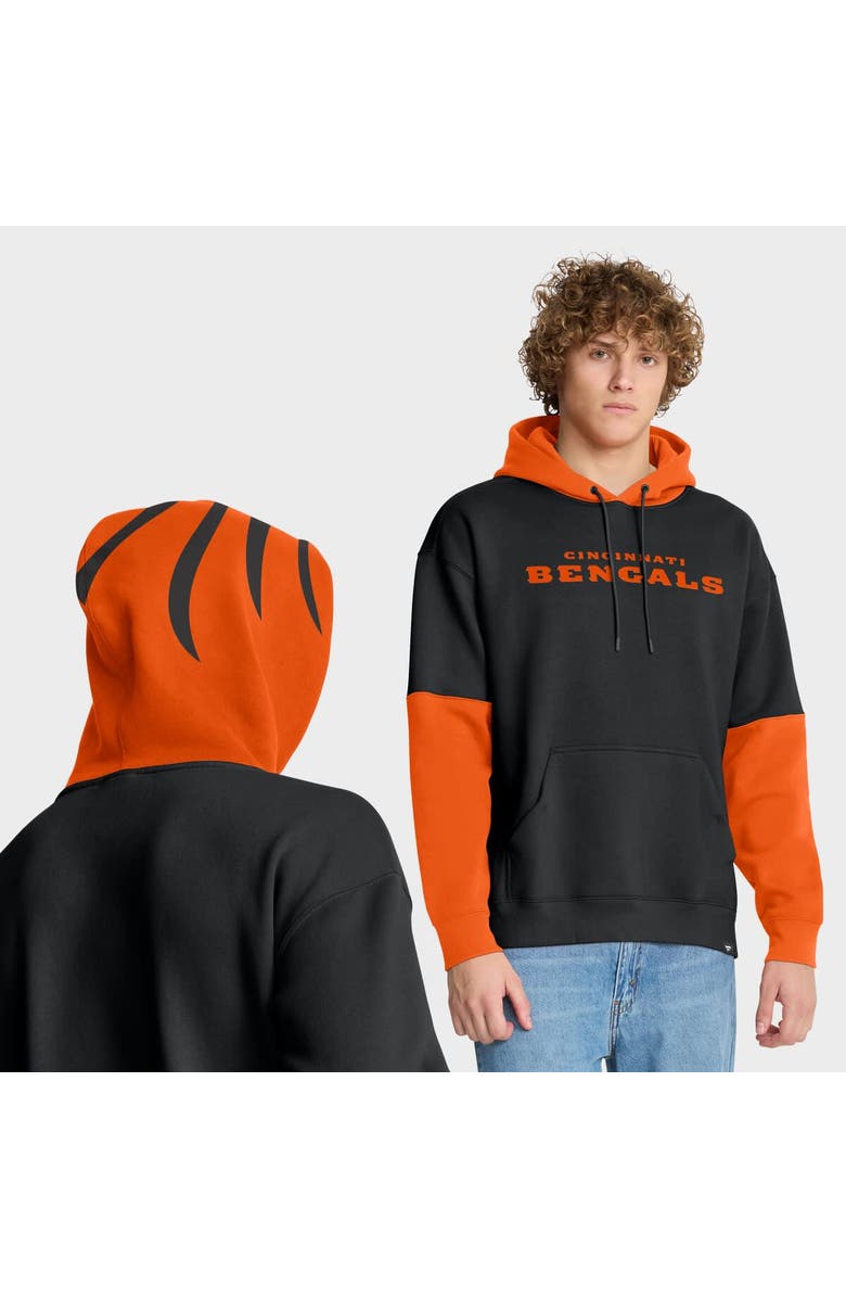 FANATICS Men's Fanatics Black Cincinnati Bengals Helmet Pullover Hoodie, Main, color, Black